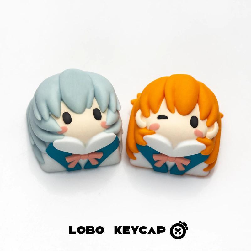 Model Kit Aoshima - Evangelion Keycap Anime Kawaii Meisje Q