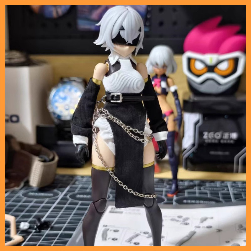 Model Kit Girl - 1/12 Schaal Gekleurde Off Schouder Top