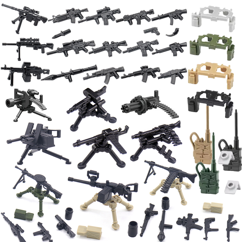 Model Kit Wall E - Ww2 Militaire Wapens Bouwstenen Solider Cijfers