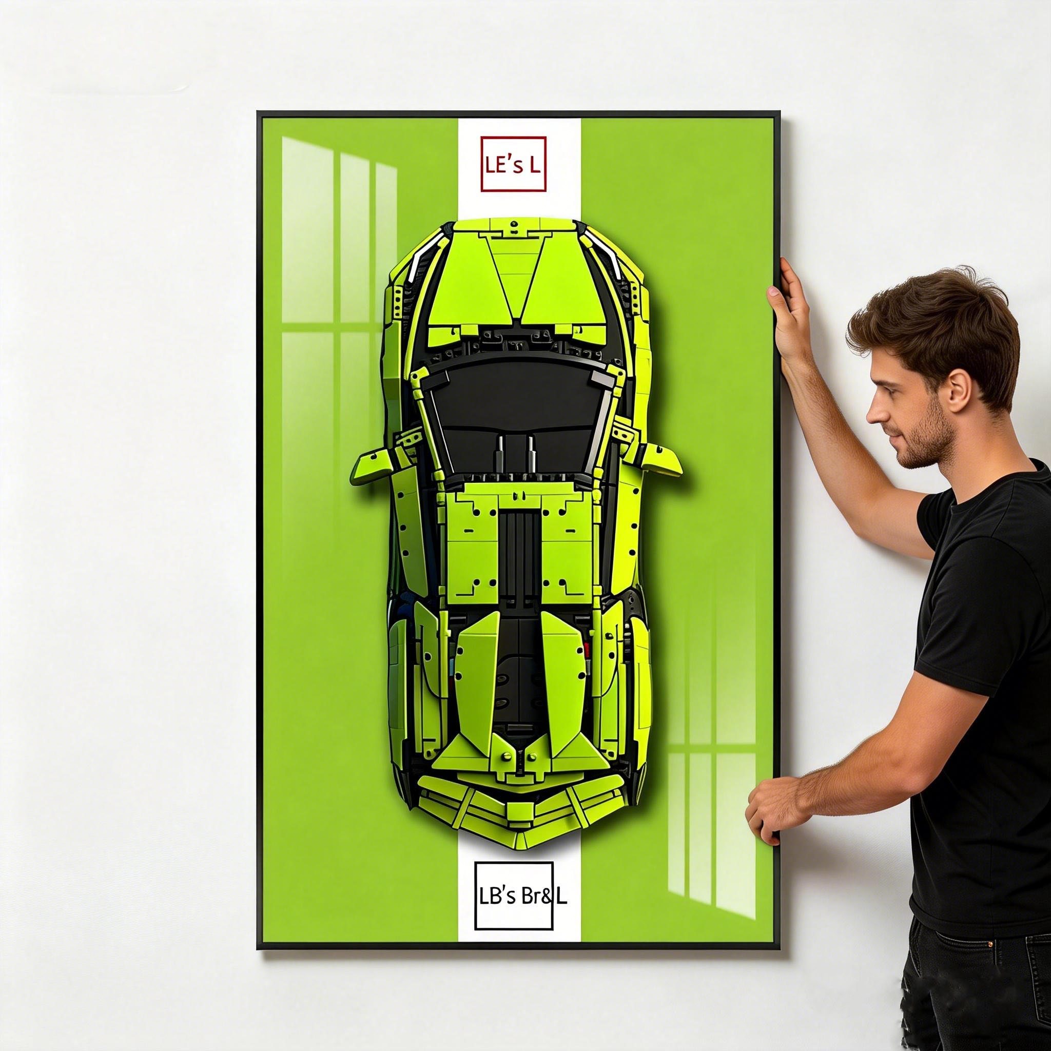 Display-wandbeugel voor LEGO 4 - Model Kit Lamborghini recensie en prijs
