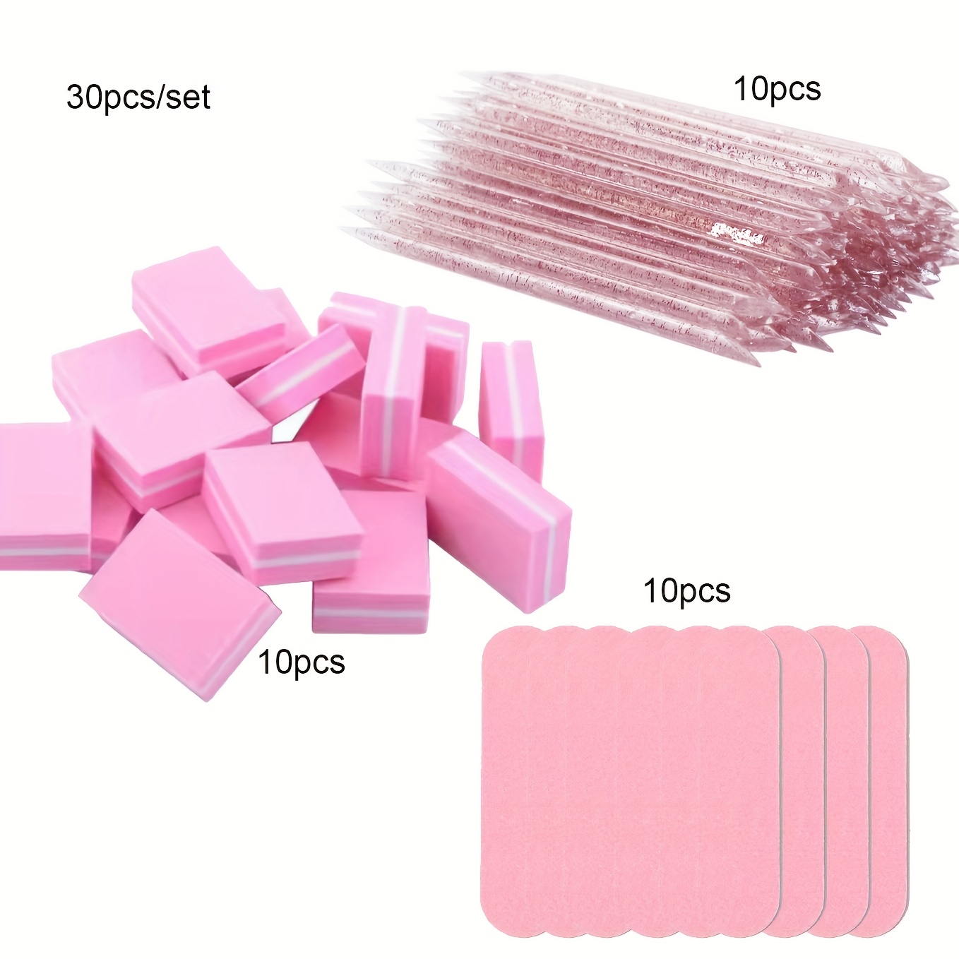 [30 stuks Nail Art Kit Essenti - Sanding Stick Set recensie en prijs