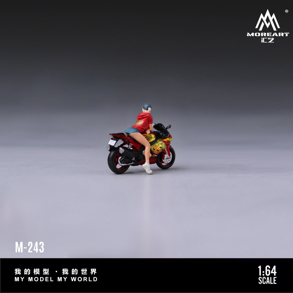 MoreArt 1:64 Resin Model Motor - Model Kit Girl recensie en prijs